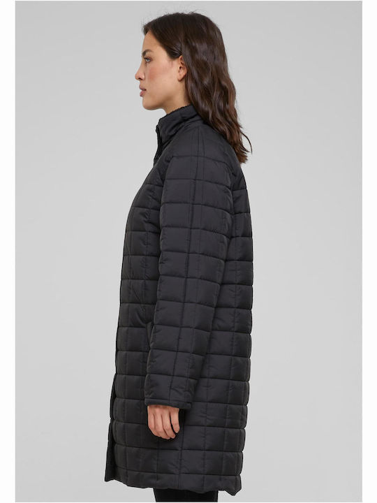 Urban Classics Scurtă Jachetă de femei Puffer pentru iarnă Negru