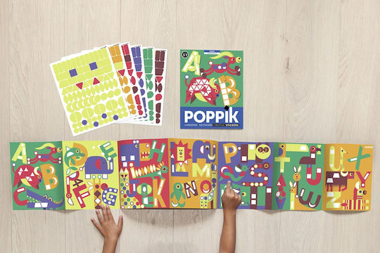 Poppik Велкро Letters за Деца 3+ години+ Години