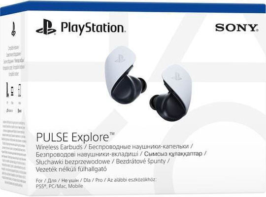 Sony Pulse Explore Wireless In Ear Gaming Headset with Bluetooth Connectivity White for PS5