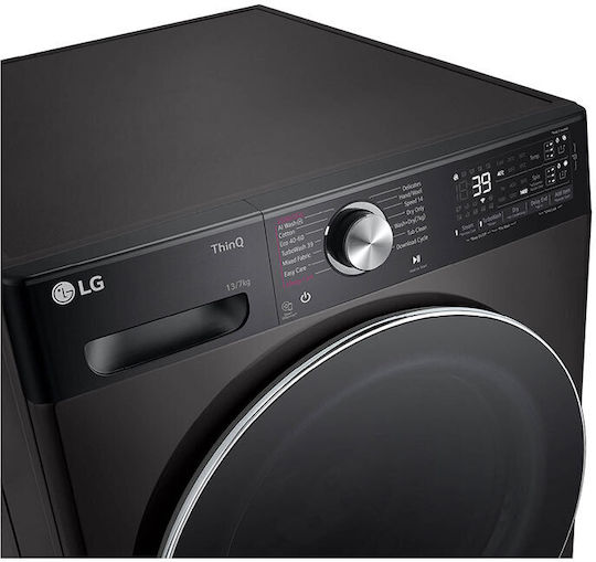 LG Πλυντήριο-Στεγνωτήριο Ρούχων 13kg/7kg Ατμού 1400 Στροφές με Wi-Fi