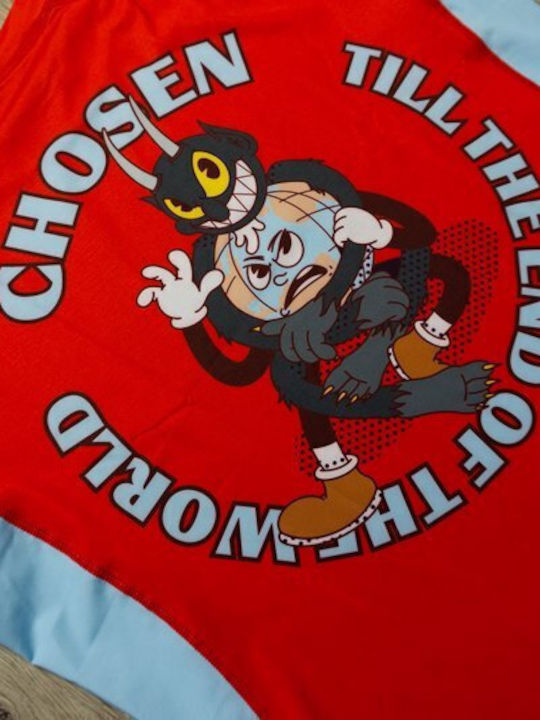 Chosen Short Sleeve Shirt CHRS123 for Jiu-Jitsu Red