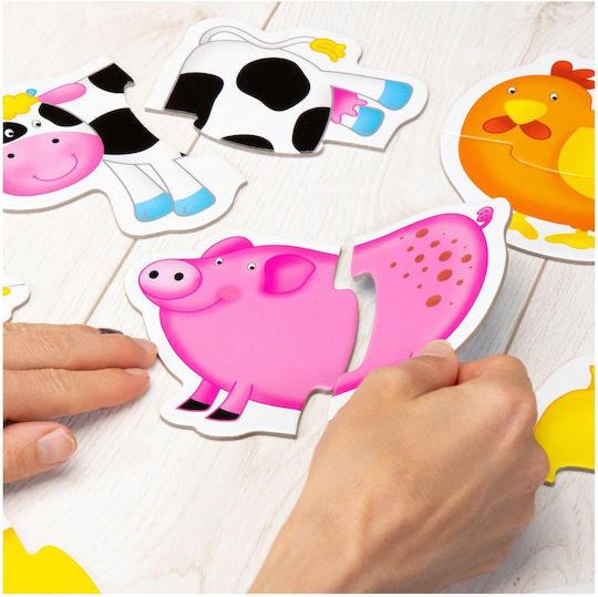 Puzzle Pentru Copii Baby Farm 2 Piese Galt Toys