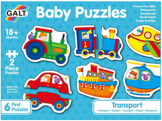 Kinderpuzzle Transport für 1.5++ Jahre 12pcs Galt Toys