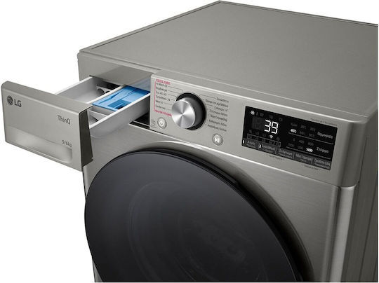 LG Mașină de spălat cu uscător 9kg/6kg Cu aburi 1400 Rotiri cu Wi-Fi