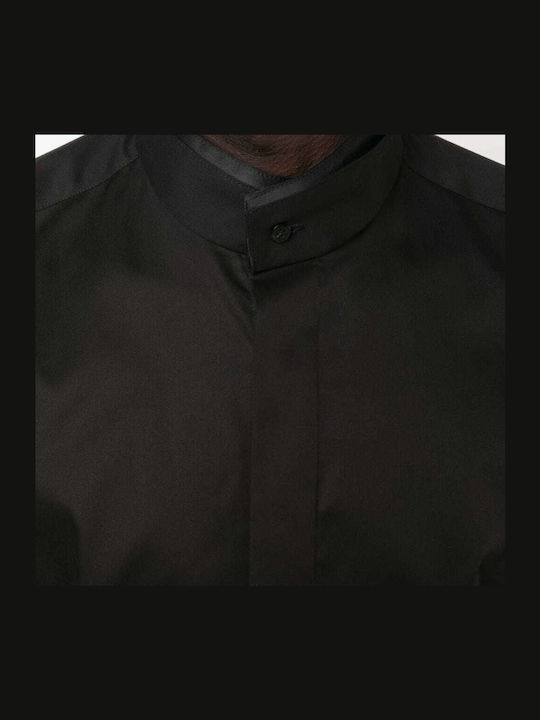 Μακρυμάνικo Βαμβακερό Πουκάμισο Black