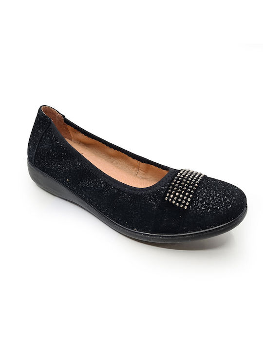 Suave D120 Damen Ballerinas in Schwarz Farbe