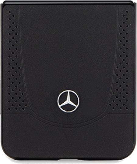 Mercedes-Benz Wallet Plastic / Leather / Silicone / Synthetic Leather Black (Galaxy Z Flip)