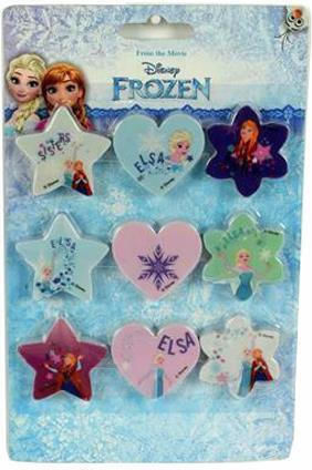 Disney Eraser Set for Pencil and Pen Princesses (Μiscellaneous Designs) 9pcs
