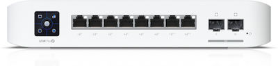 Ubiquiti Unifi Verwaltet L2 PoE Switch mit 8 Ports Gigabit (1Gbps) Ethernet und 8 SFP Ports