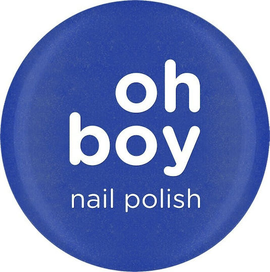 OhBoy Nail Polish BLUE BRIGHT METALLIC