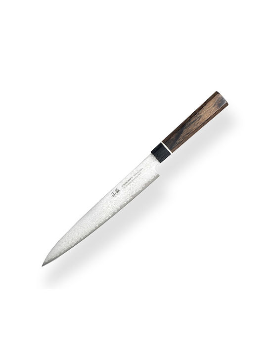 Senzo Suncraft Sashimi Μαχαίρι Κρέατος από Ανοξείδωτο Ατσάλι 21cm
