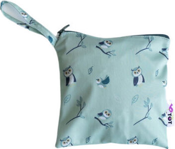 Tidy Tot Salopetă material textil cu autocolant, Buzunar & Mâneci Albastră pentru 24 m+