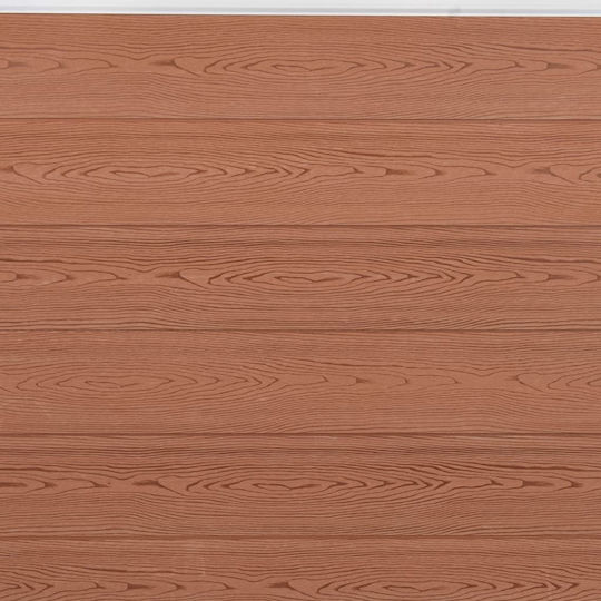 vidaXL Deck Περίφραξης Κήπου από WPC 186x353εκ. Καφέ