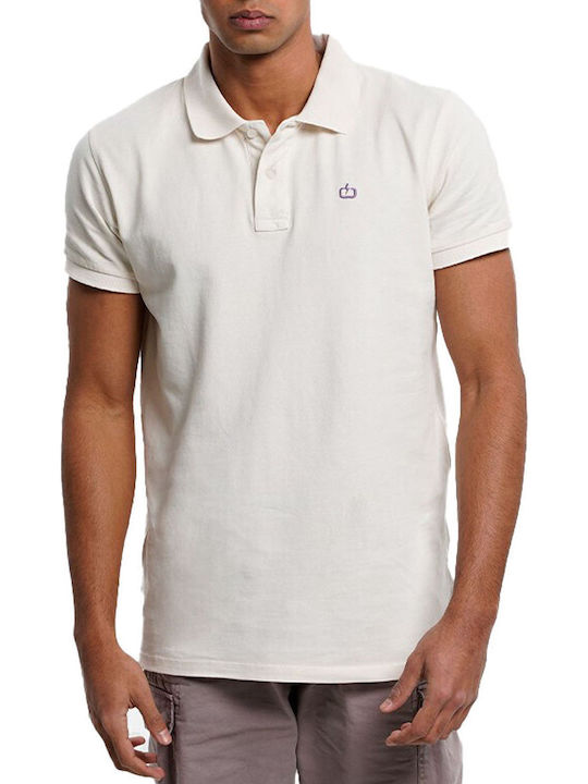 231.EM35.69GD Polo Short Sleeve Blouse Off White