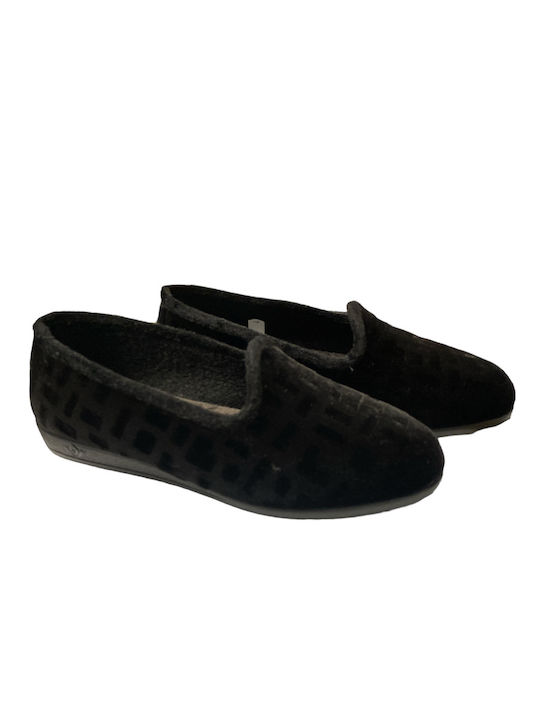 Dicas Closed Women's Slippers in Black color