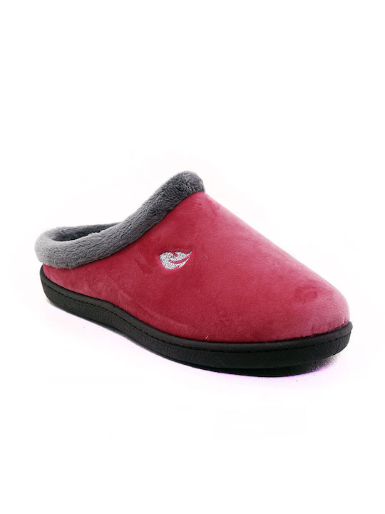 Plumaflex Winter Women's Slippers in Fuchsia color