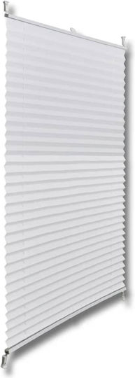 vidaXL Rollos Partieller Blackout Weiß B70xH100cm 240597