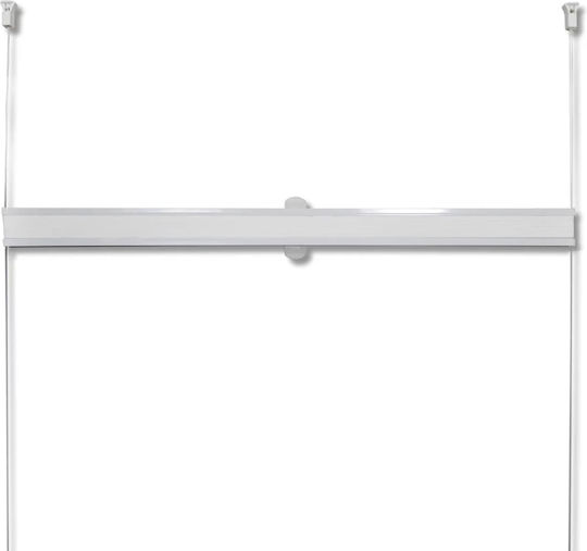 vidaXL Rollos Partieller Blackout Weiß B70xH100cm 240597