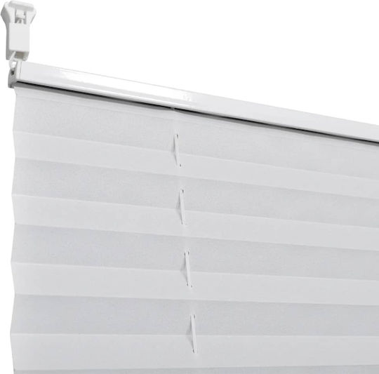 vidaXL Rollos Partieller Blackout Weiß B70xH100cm 240597