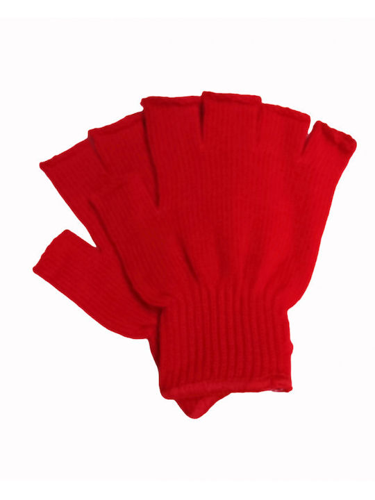 Unisex Fingerless Gloves White