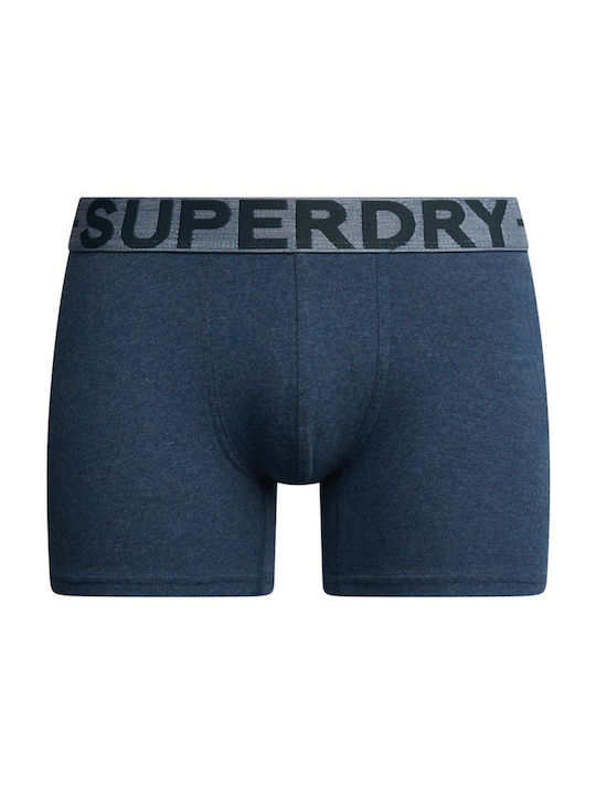 Men's Boxers Dark indigo blue marl 3Pack