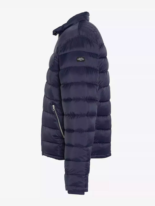 Schott Fără mâneci Geacă pentru bărbați Puffer Navy Blue