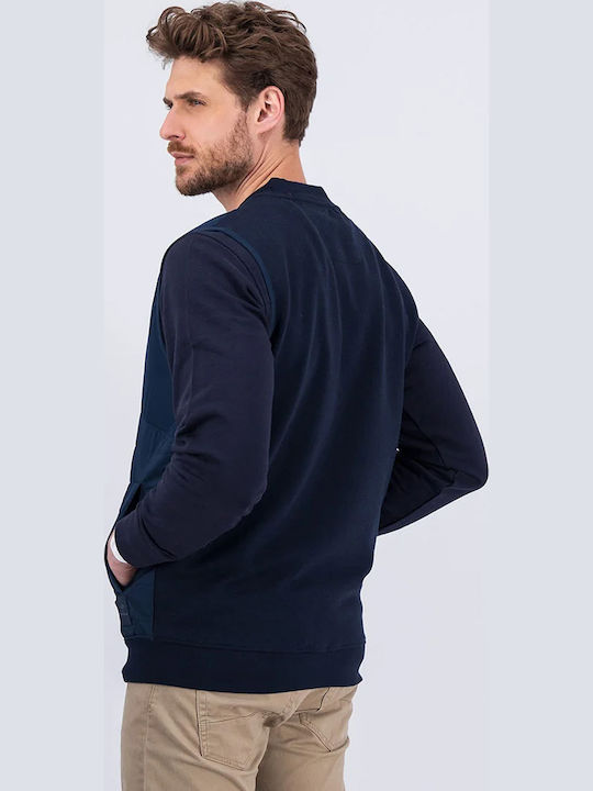 Sleeveless Jacket Puffer Navy Blue