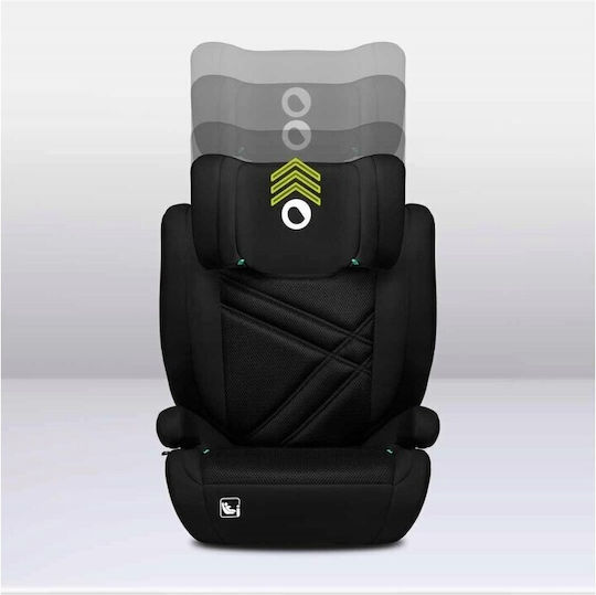 Lionelo Hugo Baby Car Seat High-back Booster i-Size with Isofix Black Carbon 15-36 kg