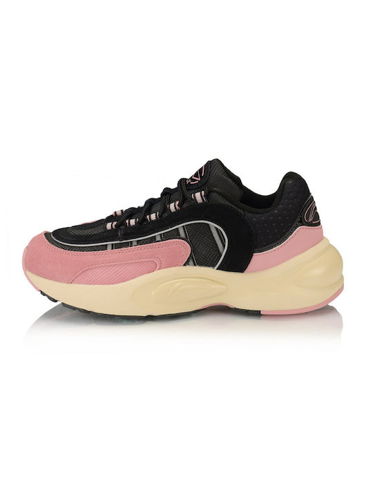 Li-Ning V8 Femei Chunky Sneakers Roz