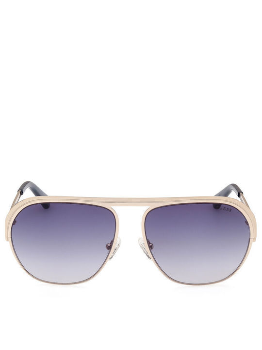 Guess Sunglasses with Gold Metal Frame and Gold Lens GU5226 32W