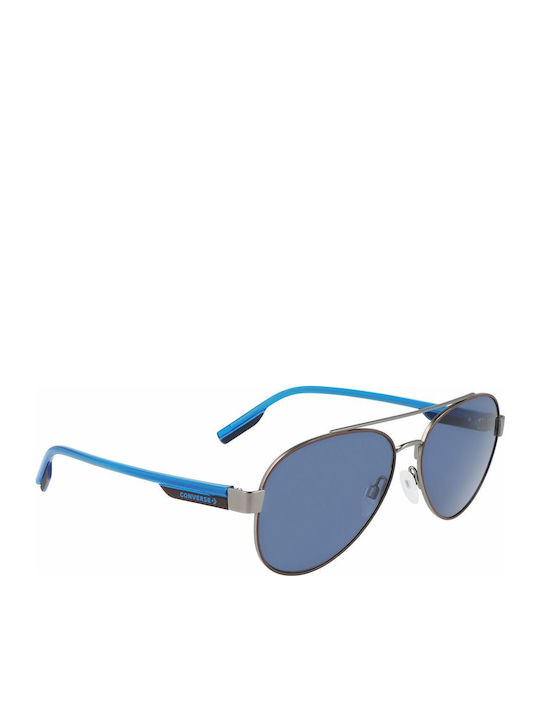 Converse Disrupt Men's Sunglasses with Gray Metal Frame and Blue Lens CV300S-201