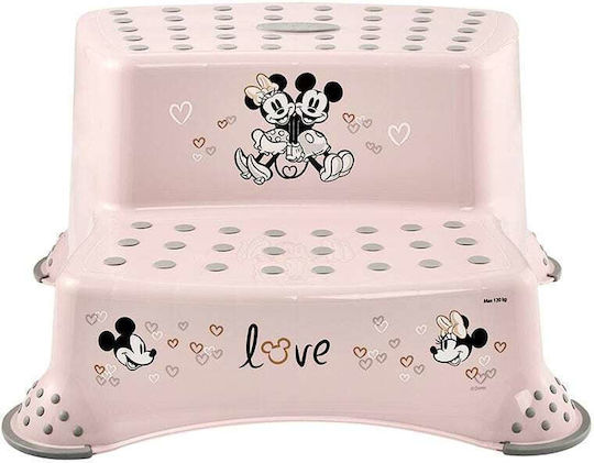 Disney Scăunele Trepte Dublu Pentru Copii Minnie Mouse Roz