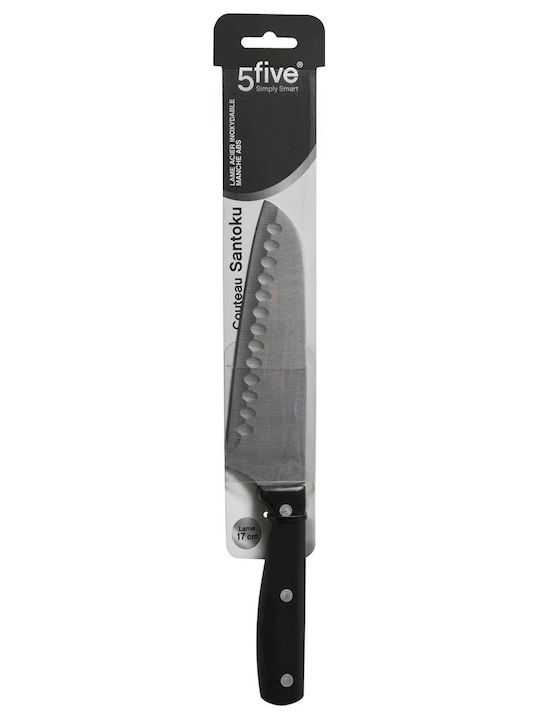 5Five Essentiel Messer Santoku aus rostfreiem Stahl 17cm