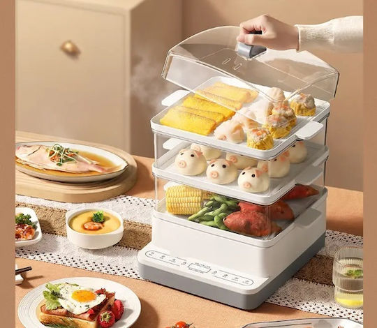 Raf R5238 Food Steamer with 3 Steaming Decks 12lt