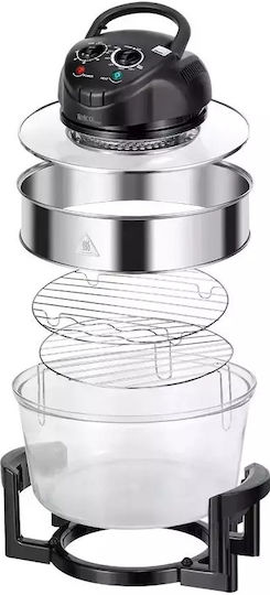 Telco Halogen Oven Cooker 17lt Black