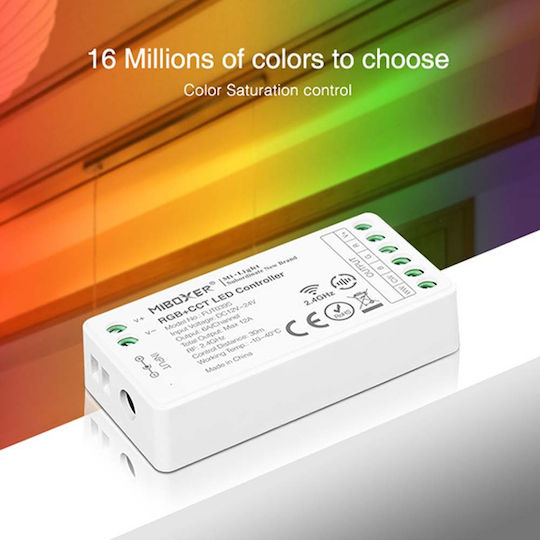 123led LED Strip RGB Light 5m Type COB with Power Supply & Remote Control