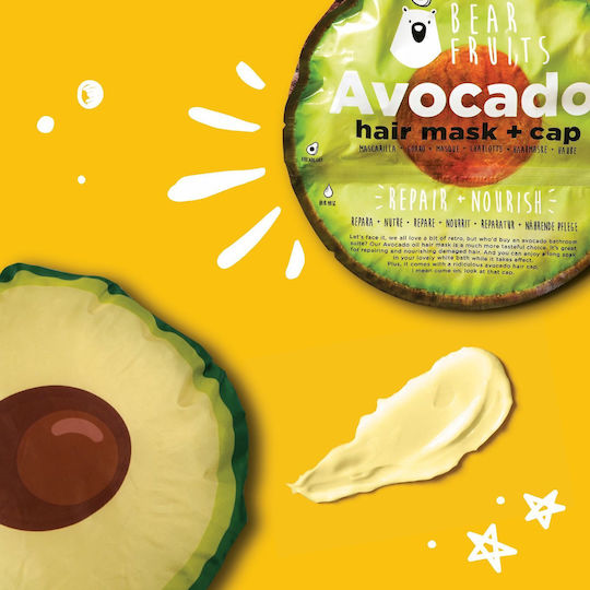 Bear Fruits Avocado Μάσκα Μαλλιών για Επανόρθωση 20ml