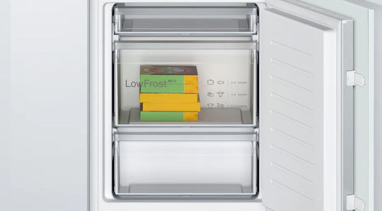 Bosch Combină frigorifică încorporată 267lt Î177.2xL54.1xA54.8cm. Alb KIV86NSE0