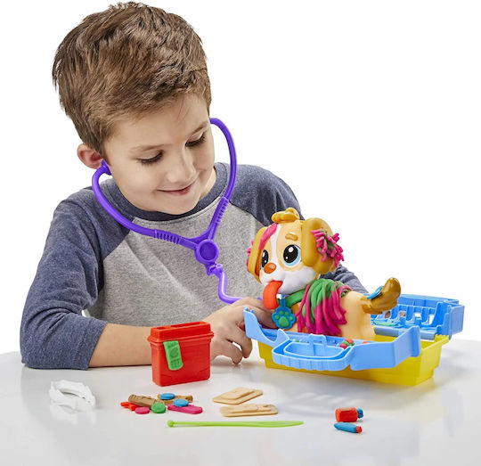 Hasbro Play-Doh Plasticină - Set de Joc Vet pentru 3+ Ani 5 Bucăți