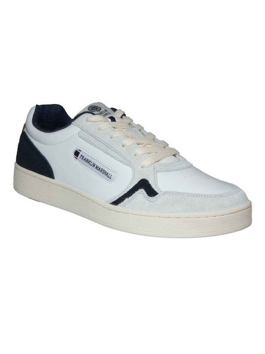 Franklin & Marshall Bărbați Sneakers White / Off White / Navy