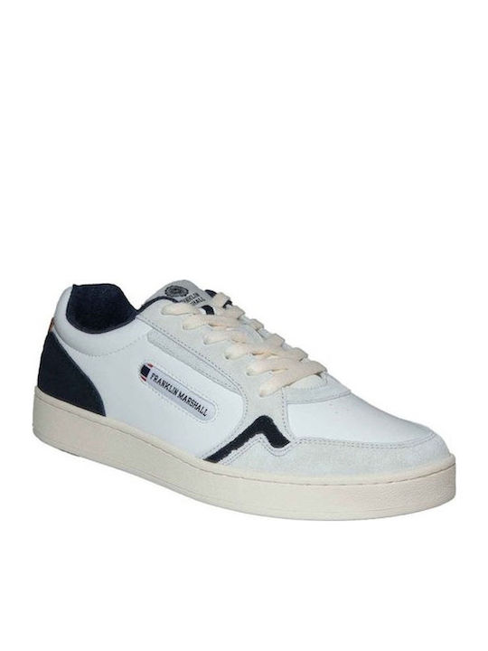 Franklin & Marshall Omega States Adidași Albi / Alb Off / Navy