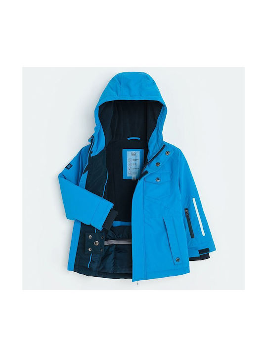 Cool Club Kids Casual Jacket with Hood Blue