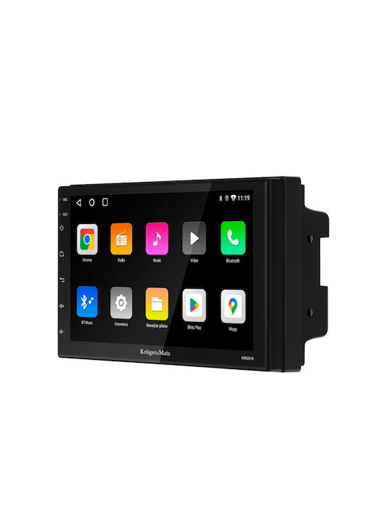 Kruger & Matz Автомобилна Аудио Система 2DIN (Блутут/USB/WiFi/GPS/Apple-Carplay/Android-Auto) с Тъчскрийн 7"