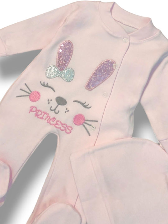 Babydom Baby Bodysuit Set Rose