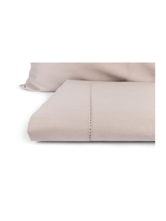 Mc Decor Σετ Σεντόνια Υπέρδιπλα 240x270εκ. Πούρο (4τμχ)