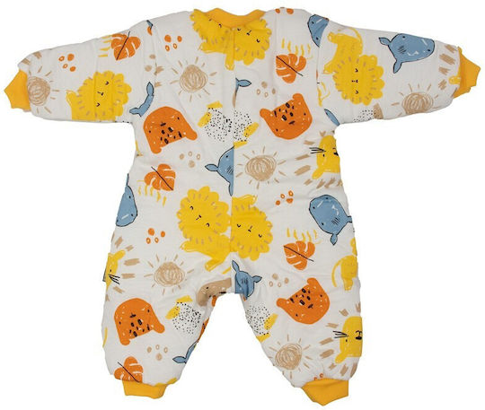 Kamtex Baby Χειμερινός Υπνόσακος με Πόδια Κίτρινος