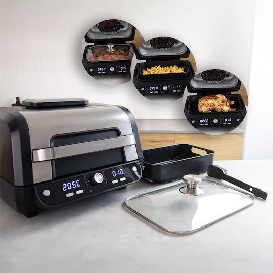 Cecotec Cecofry Firedome 8000 Pro Πολυμάγειρας 1700W με Χωρητικότητα 8lt Μαύρος