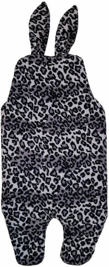 Bebecix Winter Sleeping Bag with Feet LEOPARD GREY