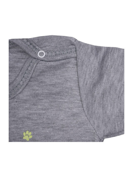 Papillon Kids Short-Sleeved Gray