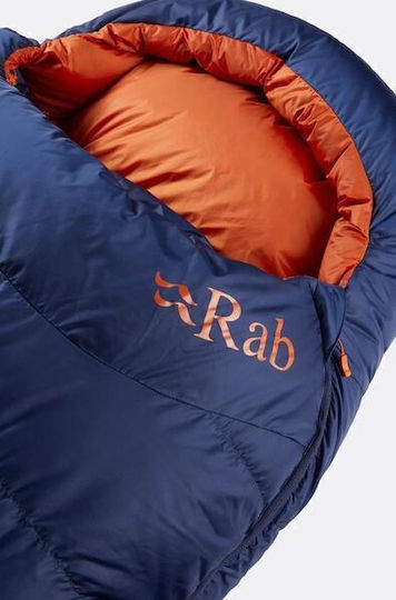 Rab Sleeping Bag Μονό Women's Ascent 700 Nightfall Blue